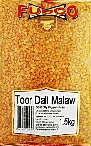 Fudco Malawi Toor Dall Oily 1.5kg Creamy Lentils For Dal