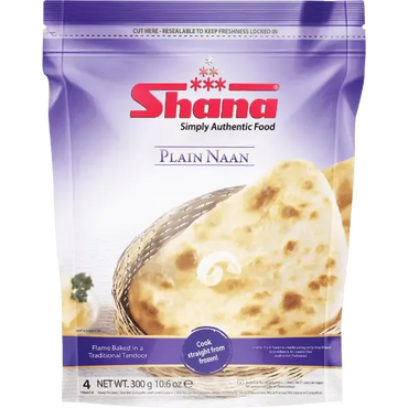 Shana Plain Naan 300g