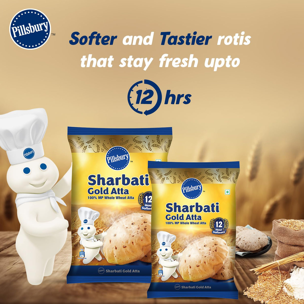 PILLSBURY GOLD ATTA 5KG