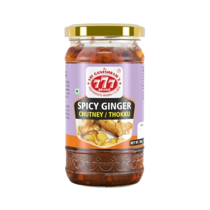 777 Spicy Ginger Chutney (Thokku) 300G