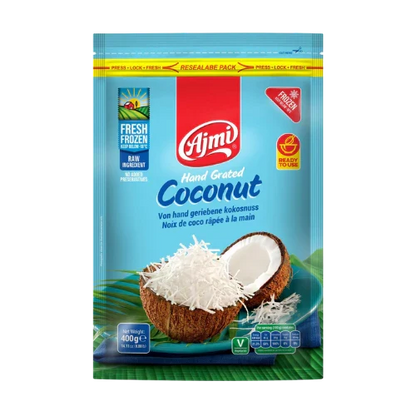 AJMI FROZEN SLICED COCONUT 400G