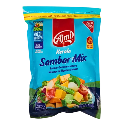 AJMI FROZEN KERALA SAMBAR MIX 400G
