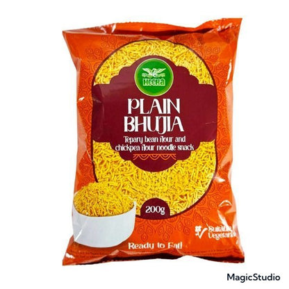 Heera Plain Bhujia 200g - Classic Crispy Snack