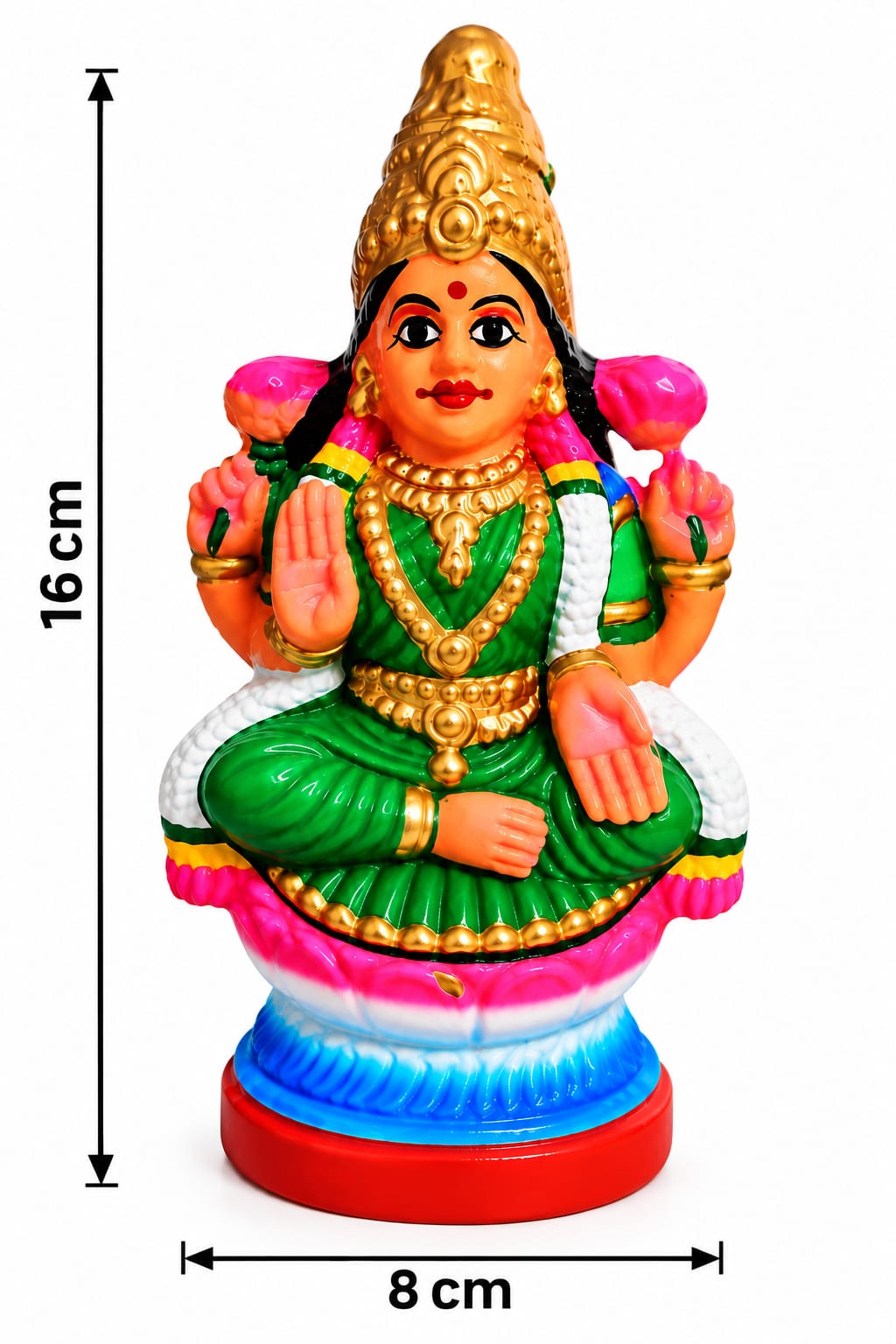 Navratri Clay Goddess Balambigai (Lakshmi) Golu Doll
