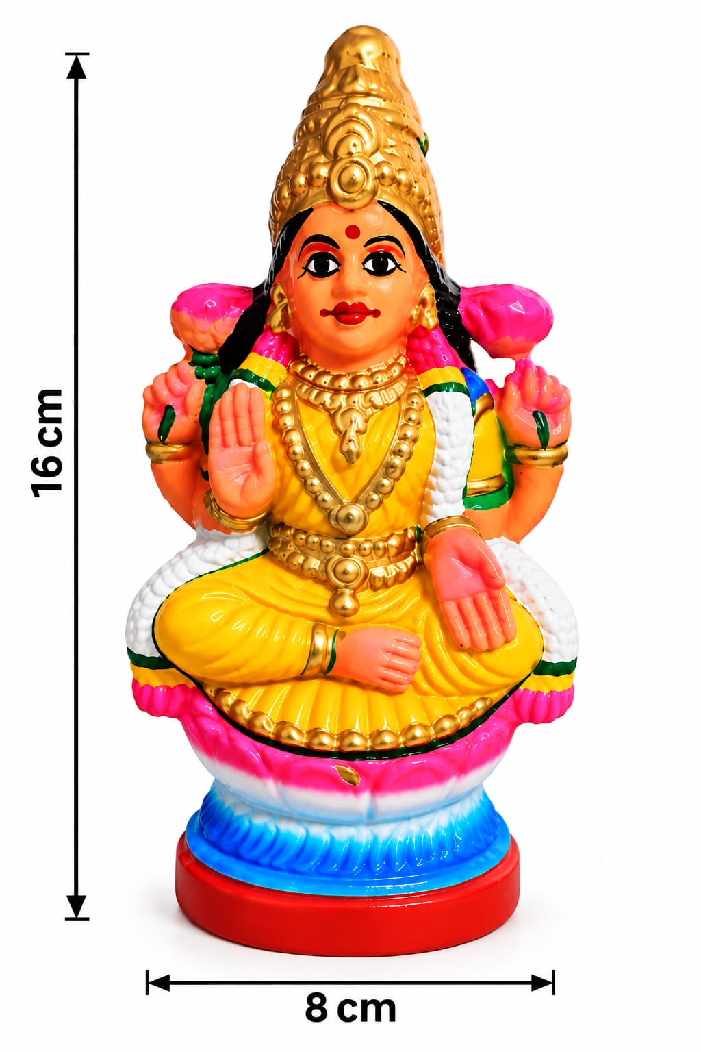 Navratri Clay Goddess Balambigai (Lakshmi) Golu Doll