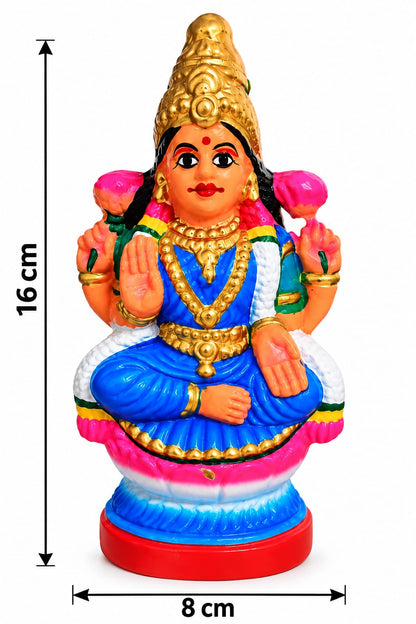 Navratri Clay Goddess Balambigai (Lakshmi) Golu Doll