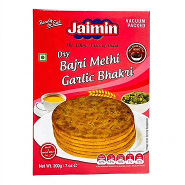 Jaimin Bajri Methi Garlic Bhakri 200g - Flavourful Millet Bhakri