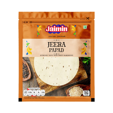 Jaimin Jeera Papad 200g