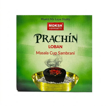 Moksh Prachin Loban Masala Cup Sambrani (12Pcs)