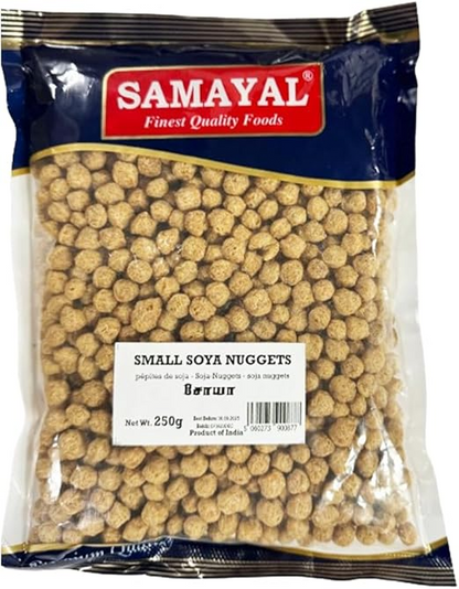 Samayal Small Soya Nuggets 250g � Nutritious Soy Bites for Meals
