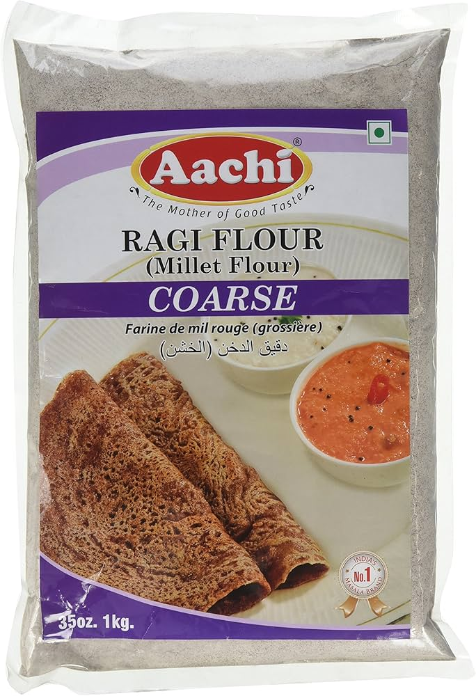 Aachi Coarse Ragi Flour (Millet Flour) 1kg  Nutritious & Healthy