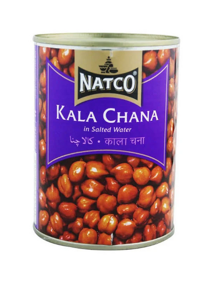 Natco Kala Chana in Salted Water 400g (Pack Of 2)