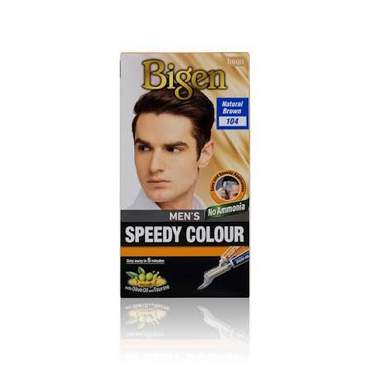 Bigen Men's Natural Brown 104 - Quick Hair Color