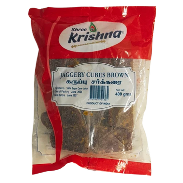 SHREE KRISHNA BROWN JAGGERY CUBES 400G