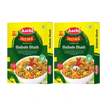 Aachi Bisibele bhath - Ready to Eat(Buy 1 Get 1 Free)