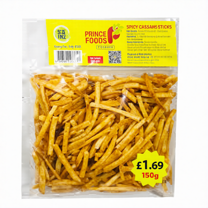 Prince Foods Spicy Cassava Sticks 150g (BUY 1 GET 1 FREE)