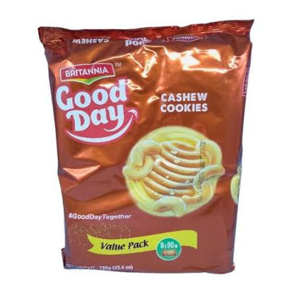 BRITANNIA GOOD DAY CASHEW COOKIES FAMILY PACK (8X81G)