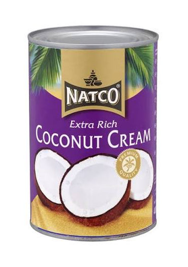 Natco Coconut Cream Tin 400ml - Thick Tropical Cream
