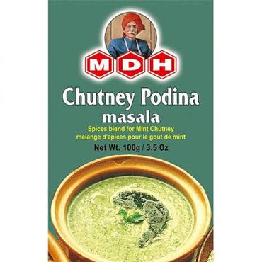 MDH Chutney Podina Masala 100g - Minty Tangy Powder