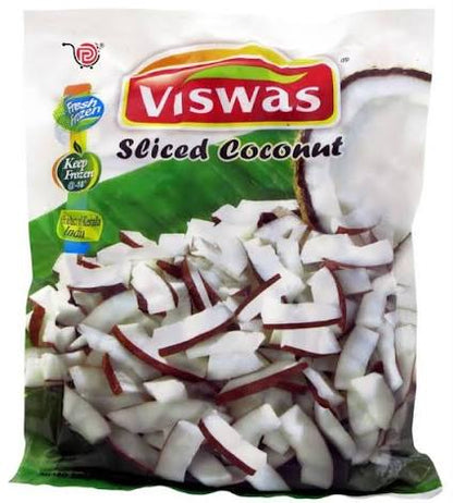 VISWAS FROZEN SLICED COCONUT 400G