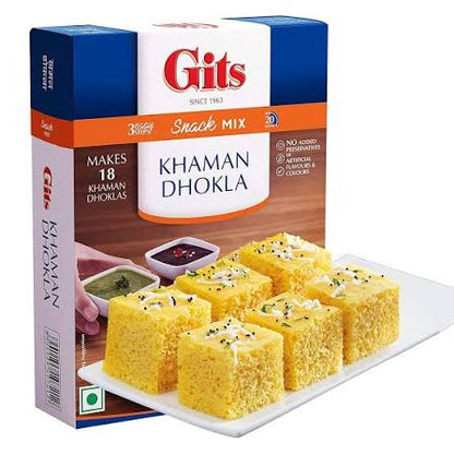 Gits Khaman Dhokla Mix 500g (Pack of 2) � Soft & Spongy Gujarati Snack