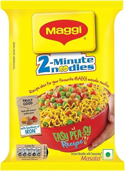 Maggi Masala Noodles 52g (10 for �2.20) - Quick & Flavorful Instant Snack