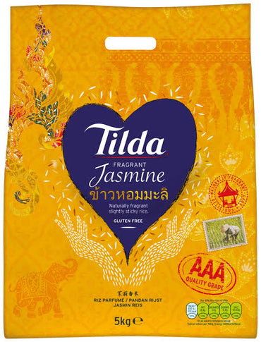 Tilda Fragrant Jasmine Rice 5kg � Thai Aroma Style
