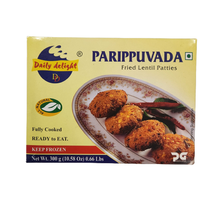 Daily Delight Parippuvada 300g - Golden & Crispy Snack Fritters